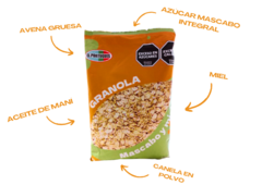 Granola De Avena,mascabo Y Miel X 400g - comprar online
