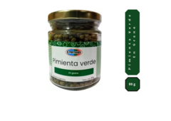 Pimienta Verde Grano X 80g En Frasco De Vidrio- El Portugues -