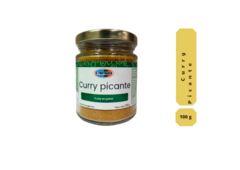 Curry Picante X 100g En Frasco De Vidrio - El Portugues -