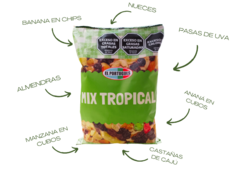 Mix Tropical De Frutos Secos X 400g - El Portugues - - comprar online