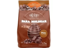 Chocolate Para Moldear Alpino Pins X 1kg | Leche | - Lodiser -