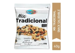 Snack Mix De Frutos Secos Tradicional X 40g - El Portugues -