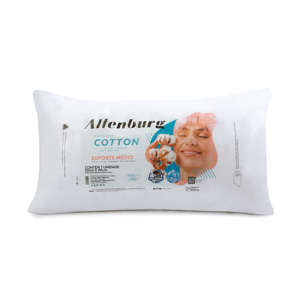 Altenburg Almohadas Cotton 90 X 50 Cm 90 x 50 cm 180 HILOS
