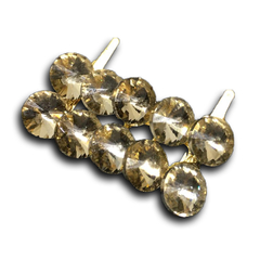 BROCHE C/ STRASS 1657 DOURADO