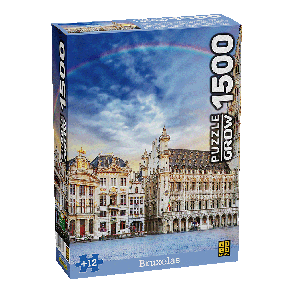 Quebra-cabeça 1000 peças paisagem castelo jogo de