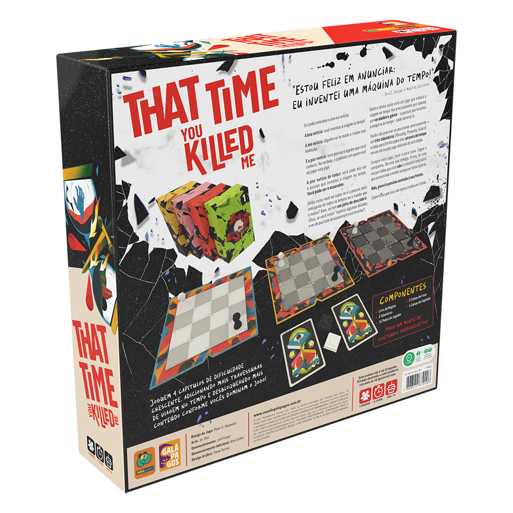 THAT TIME YOU KILLED ME, JOGO DE TABULEIRO