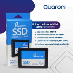 DISCO SOLIDO SSD INTERNO QUARONI 240GB en internet