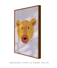 Quadro Decorativo Bebê Puma - comprar online