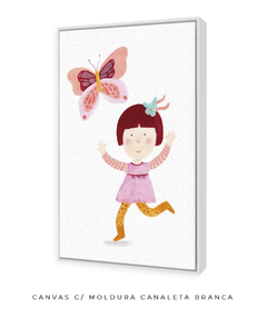 Imagem do Quadro Decorativo Infantil Boneca com Laço