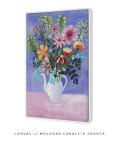 Imagem do Quadro Decorativo Vaso de Flores Português