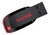 Pendrive SanDisk Cruzer Blade 64GB 2.0 negro y rojo - comprar online