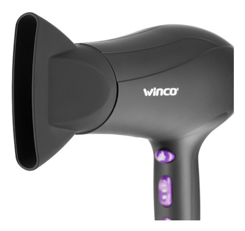 Secador de pelo Profesional Winco W94 negro 2000w