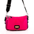 BANDOLERA ROMA DOBLE NYLON FUCSIA - tienda online