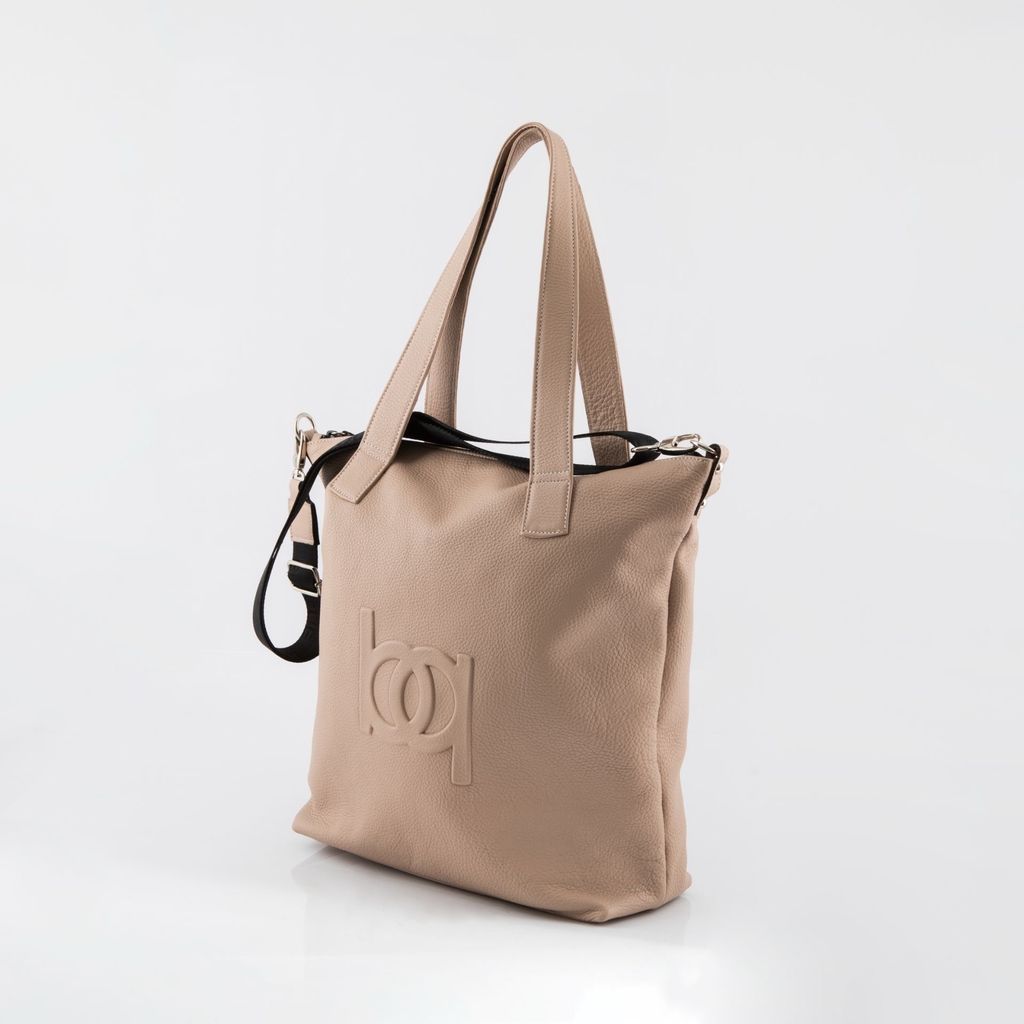CARTERA GRANDE MYKONOS Nude Blaque Oficial