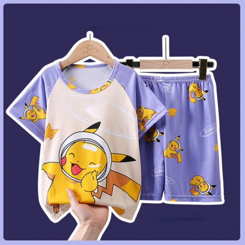 Pijama Pikachu Infantil Com Capuz 100% Algodão A Pronta Entrega, Magalu  Empresas