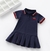 Vestido infantil polo colorido - comprar online