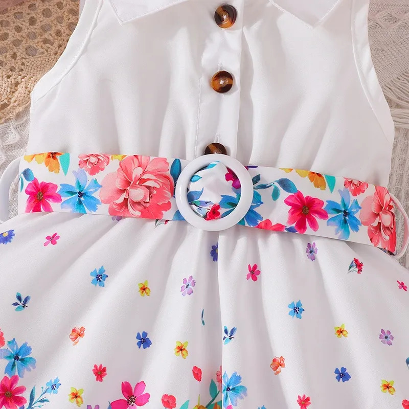 Vestido Infantil Princesinha Floral