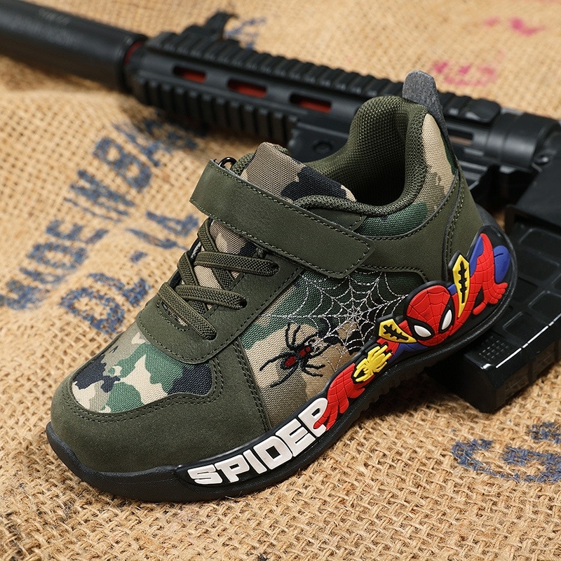 T nis Camuflado do Homem Aranha Vem e Vai Infantil