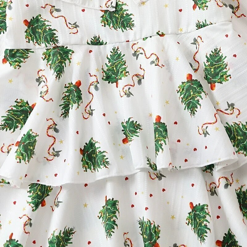 Vestido Árvore de Natal Menina - Vem e Vai Infantil