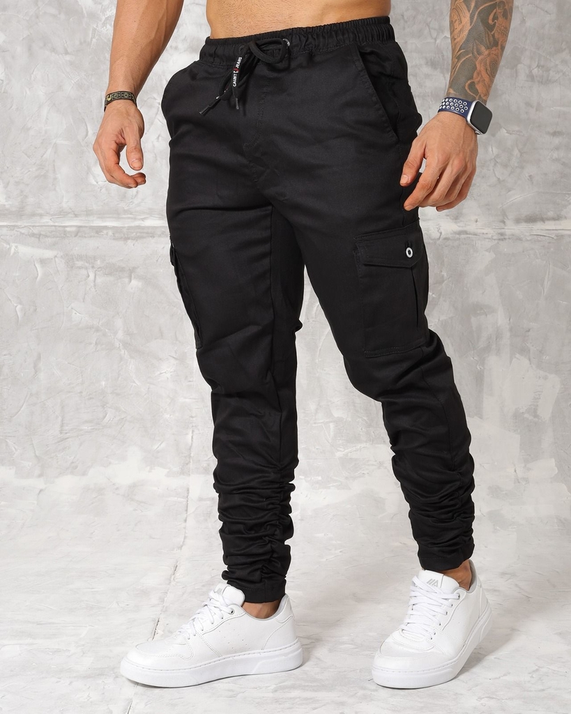 Calça jogger em 2025 sarja preta