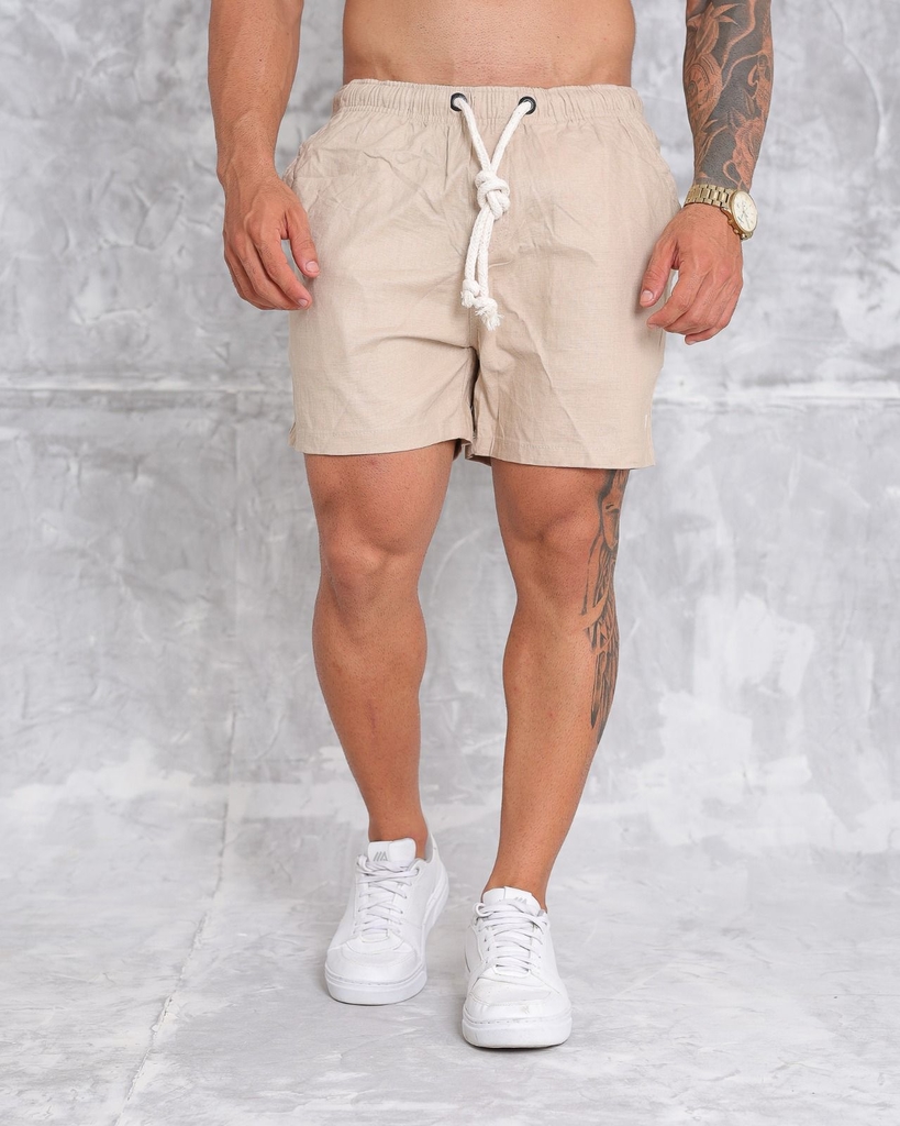 SHORT MASCULINO LINHO CURTO AZUL MARINHO - (cópia)