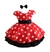 Vestido Minnie Vermelha Temático Festa Criança Aniversário 1 ao 4 anos