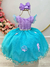 Vestido Fantasia Da Princesa Pequena Sereia Ariel Vestido Roupa Lilás Luxo 1 Ao 12 Anos