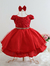 Vestido Infantil Vermelho Daminha Florista Festa Formatura - comprar online