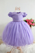 Vestido Infantil Lilás Encanto Princesa Daminha Sofia Festa - comprar online