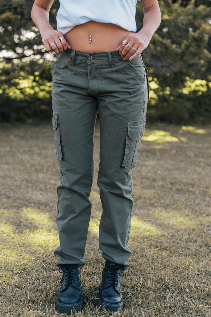 PANTALÓN CARGO MUJER