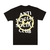 Camiseta Anti Social Social Club x Fragment Design Yellow Bolt Tee 'Black' - comprar online