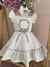 Vestido guirlanda lavanda - Linha Lina Baby