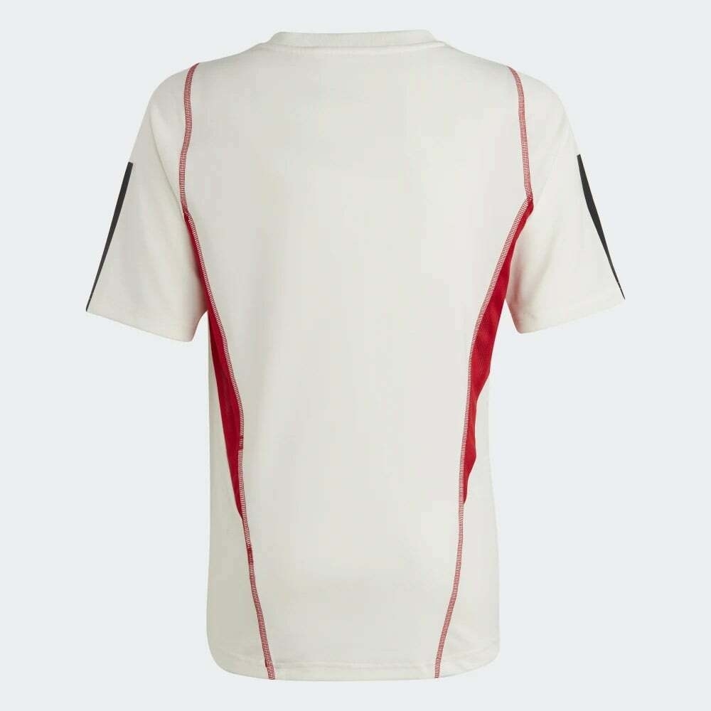 Camisa Flamengo Treino 23/24 Torcedor Adidas Masculina - Branco