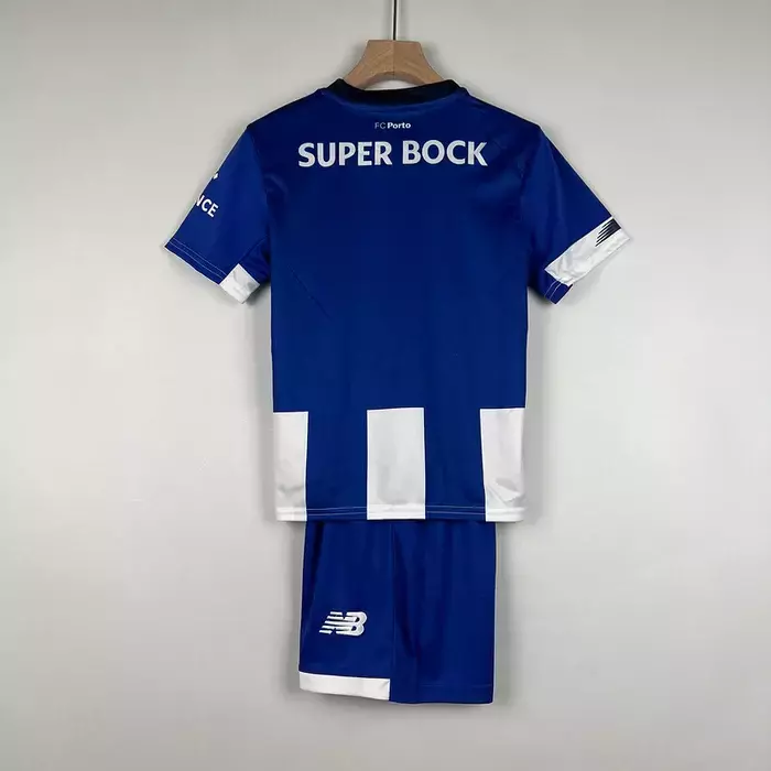 Kit Infantil Porto Home 23 24 New Balance Azul e Branco