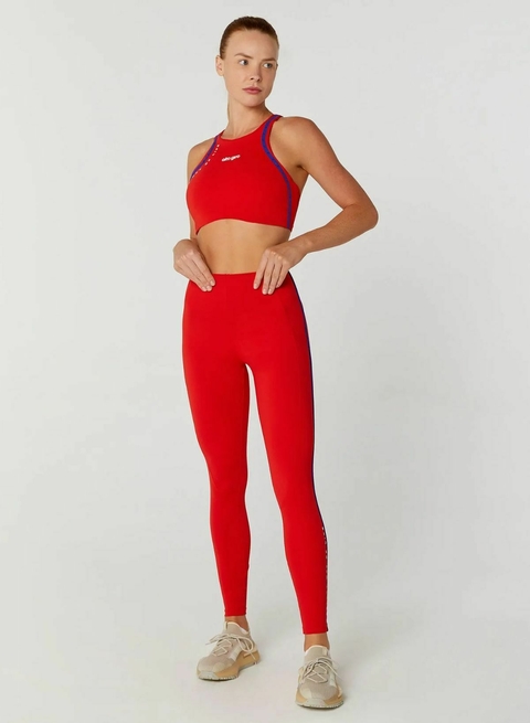 Comprar Legging Nakay c/ recortes tule Alto Giro - a partir de R