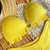 Conjunto Biquíni Babado Amarelo Luxo - comprar online