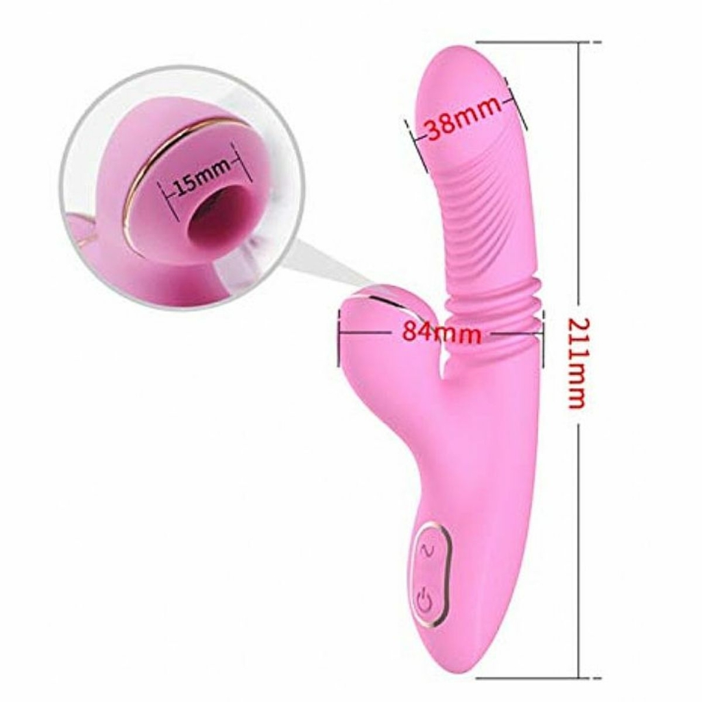 Vibrador Feminino e Estimulador de Clitoris Vai e Vem - Enaltecer