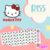Cartela de Olhos Resinados Hello Kitty R155 - comprar online