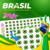 Cartela de Adesivos Resinados Brasil