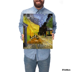 Quadro Decorativo Vincent Van Gogh Café Terrace a Noite - comprar online