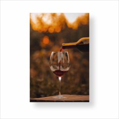 Placa Decorativa Vinho 1