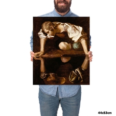 Quadro Decorativo Caravaggio Narciso - loja online