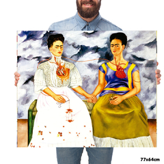 Quadro Decorativo Frida Kahlo As Duas Fridas - SigmaDecor