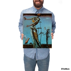 Quadro Decorativo Salvador Dalí Girafa em Chamas - SigmaDecor