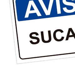 Placa de Sinalização Aviso Sucata em Pvc - comprar online