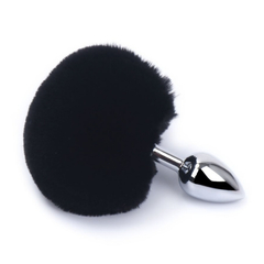 PLUG RABO POM POM- SILVER METAL CROMADO na internet