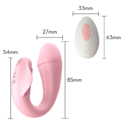 VIBRADOR CASAL CONTROLE FORMATO GLANDE SEGREDOS - PREMIUM RECARREGAVEL - comprar online