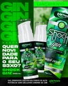 SHOCK GIN PREMIUM MAÇÃ VERDE - VIBRADOR LIQUIDO