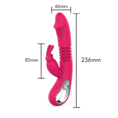 VIBRADOR RABBIT VAI E VEM SEGREDOS - PREMIUM RECARREGAVEL - Segredos Sex Shop