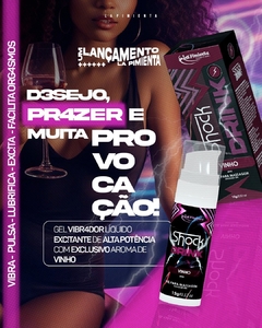 SHOCK G VINHO PREMIUM LUXO - VIBRADOR LIQUIDO